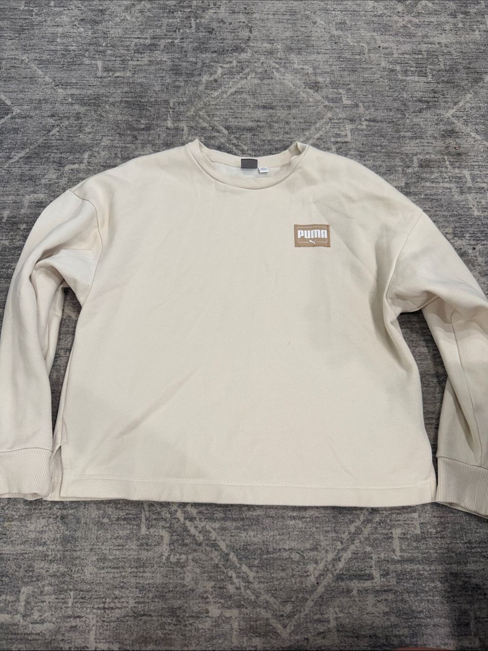 Puma Cream Crewneck Sweatshirt